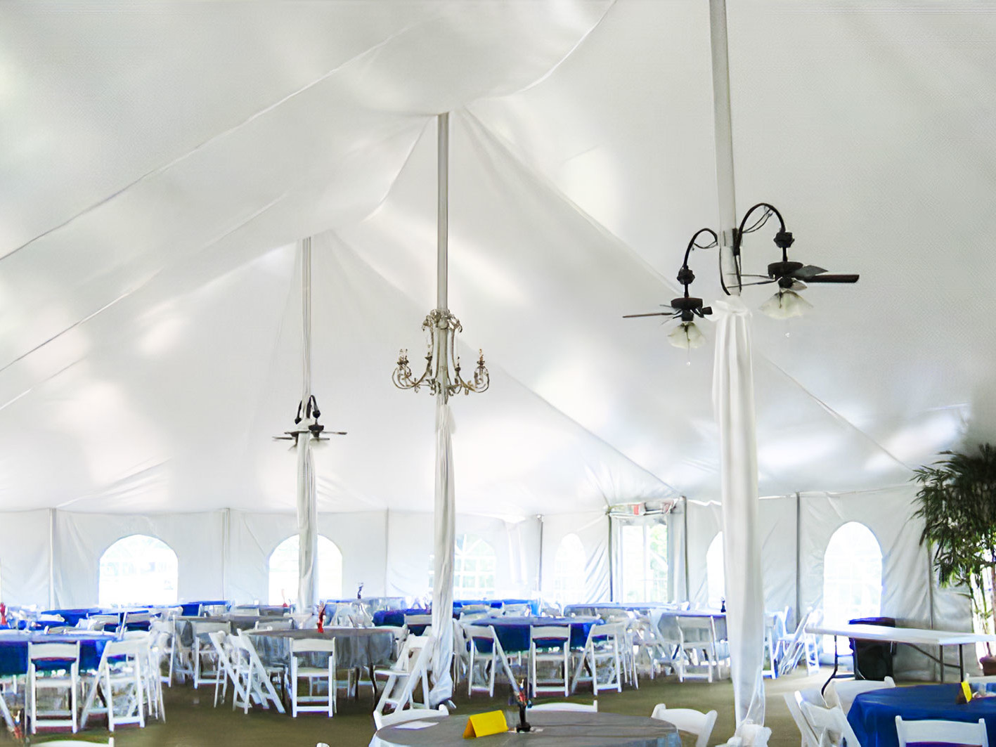 small outdoor wedding tents